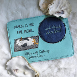 Stickdatei - ITH MugRug Möwe